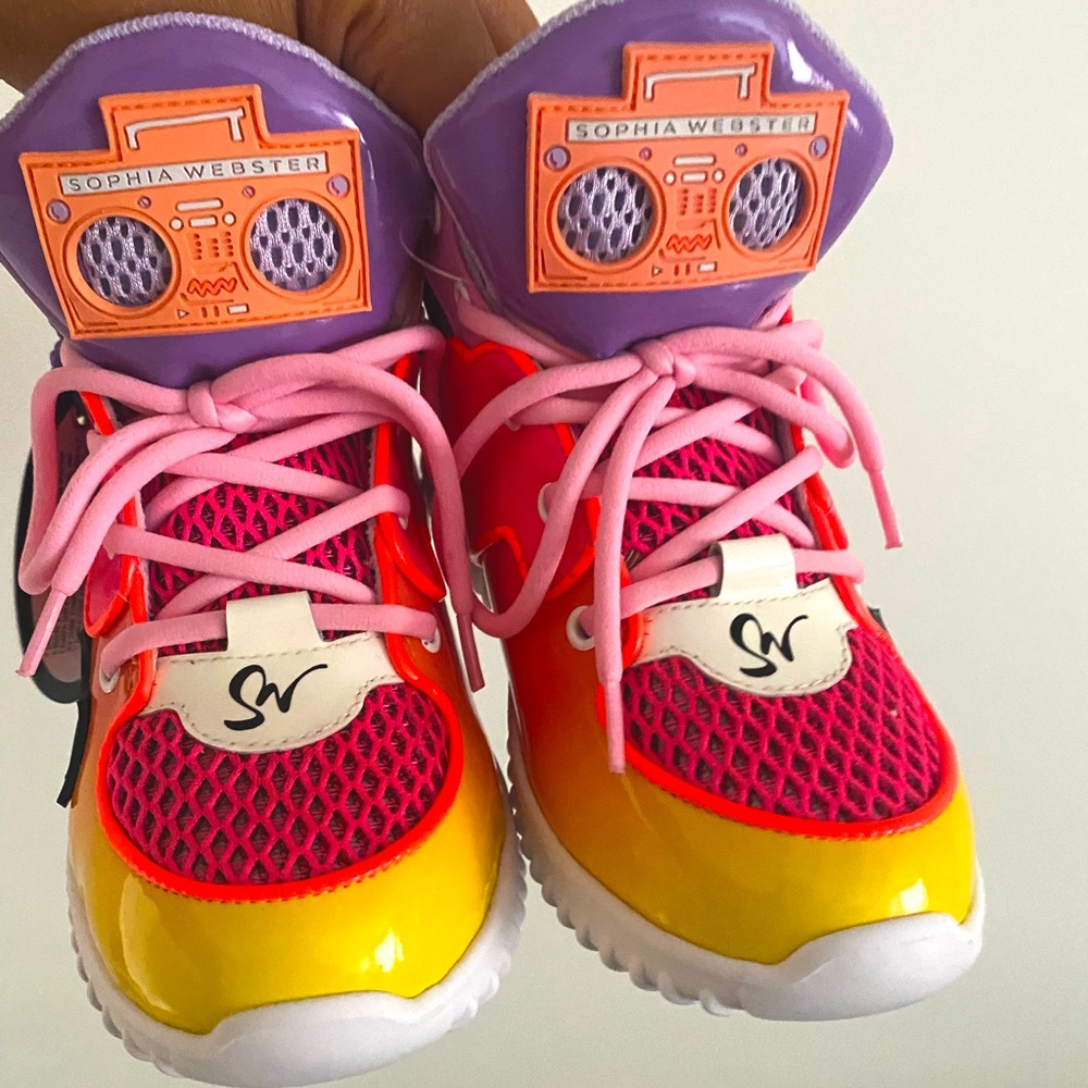 Girl's Shay Wireless Bluetooth Multicolor Boombox Sneakers.